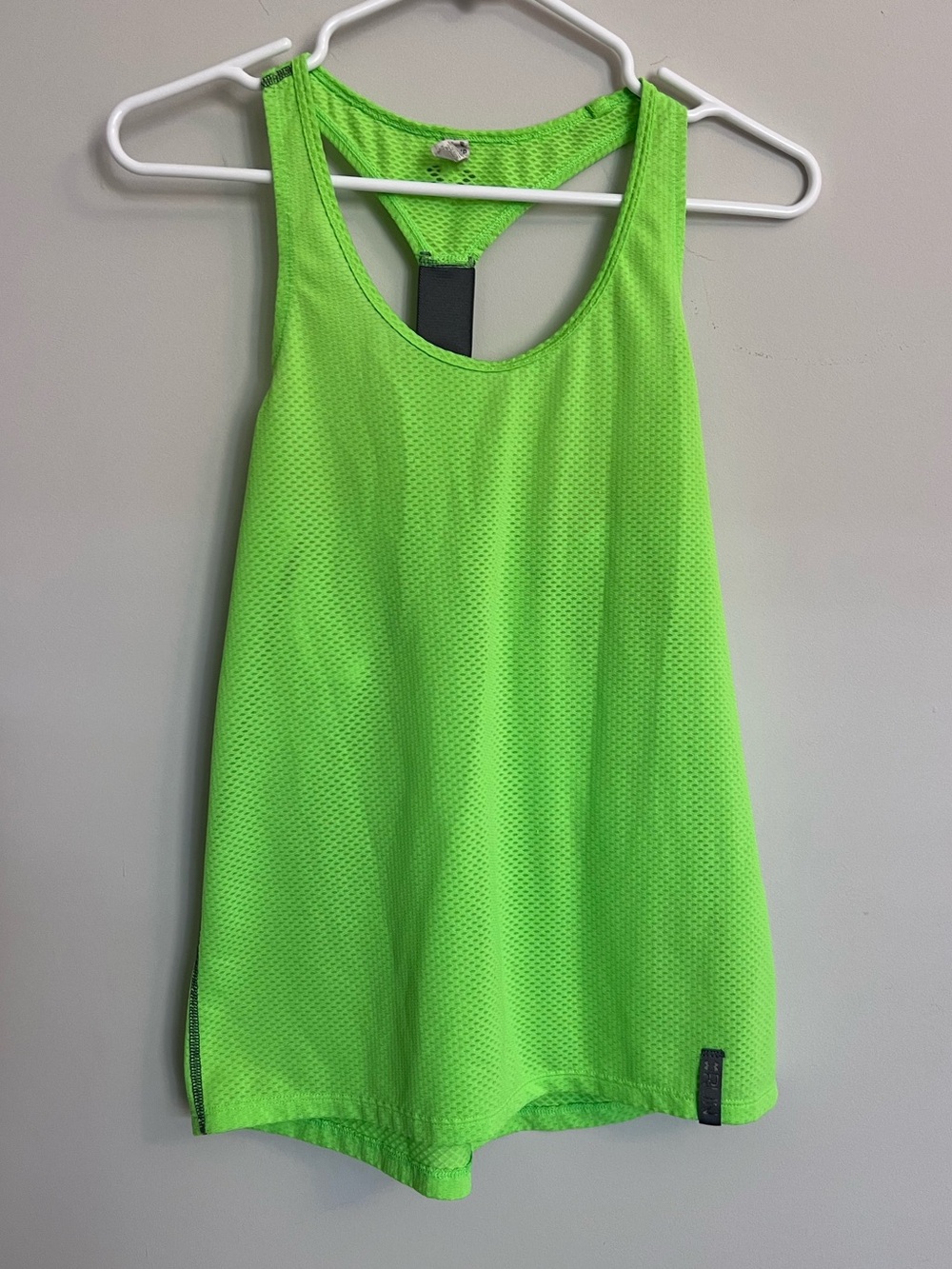 Under Armour Neon Green Racerback Swim Coverup Tank